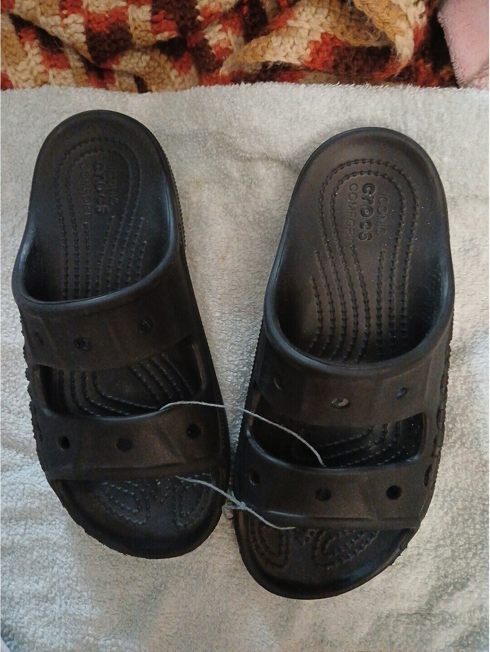 Crocs Sandals Men SZ 6 BLK Baya II Slide Waterproof Comfort Beach Flat Shoe NWT